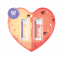  EAT MY balm duo share the love: choco + coco - EAT MY набор бальзамов для губ “Поделись любовью: шоколад + кокос”